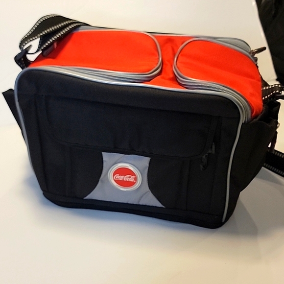 Coca Cola Other - Red And Black Insulated Carry Strap Insulated Cooler Bag